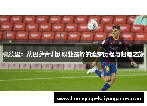 佩德里：从巴萨青训到职业巅峰的追梦历程与归属之旅