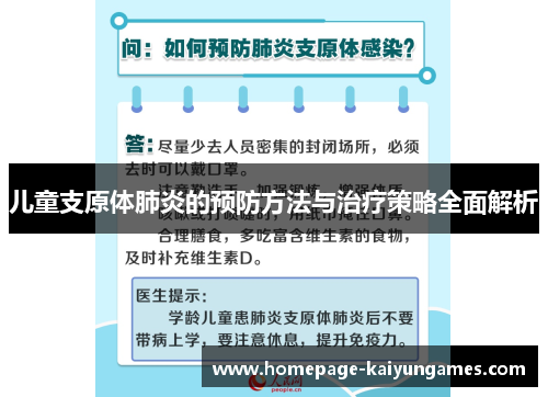 儿童支原体肺炎的预防方法与治疗策略全面解析