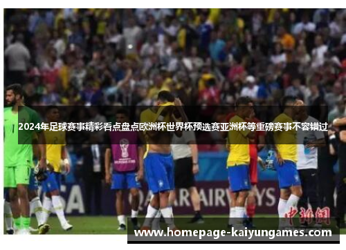 2024年足球赛事精彩看点盘点欧洲杯世界杯预选赛亚洲杯等重磅赛事不容错过