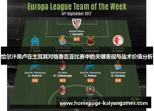 恰尔汗奥卢在土耳其对格鲁吉亚比赛中的关键表现与战术价值分析