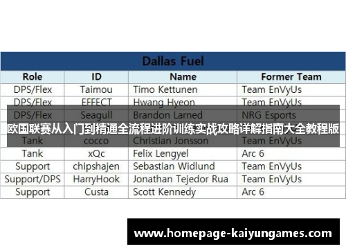 欧国联赛从入门到精通全流程进阶训练实战攻略详解指南大全教程版 欧国联赛从入门到精通全流程进阶训练实战攻略详解指南大全教程版