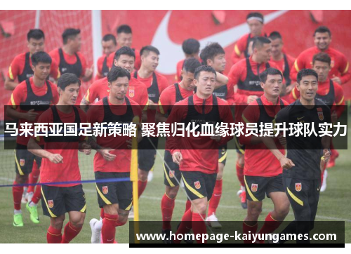 马来西亚国足新策略 聚焦归化血缘球员提升球队实力 马来西亚国足新策略 聚焦归化血缘球员提升球队实力